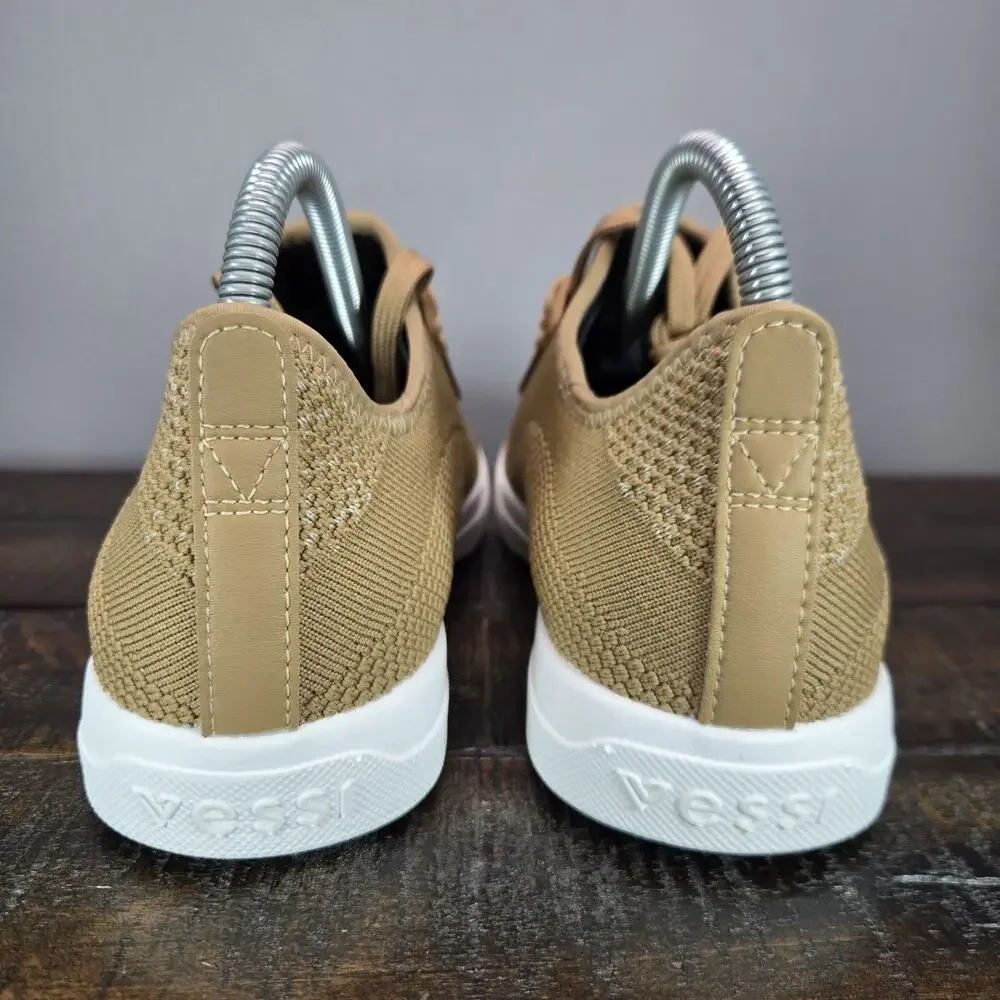 NEW Vessi Weekend 1.5 Womens Size 11 Waterproof Shoes Sneaker Oak Brown White